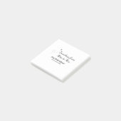 Reis bruidsfeest voeg naam datum toe van mevr sim post-it® notes (Schuin)