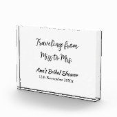 Reis bruidsfeest voeg naam datum toe van Miss naar Fotoblokken (Rechts)