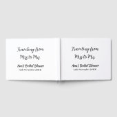 Reis bruidsfeest voeg naam datum toe van Miss tot  Gastenboek (Volledig)