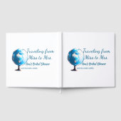 Reis bruidsfeest voeg naam datum toe van Miss tot Gastenboek (Volledig)