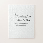 Reis bruidsfeest voeg naam datum toe van Miss tot Legpuzzel (Verticaal)