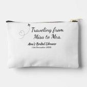 Reis bruidsmeisje feest voeg naam datum toe Miss t Etui (Achterkant)