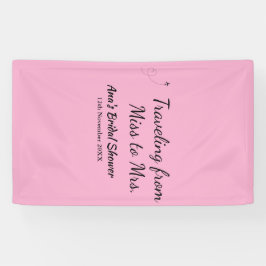 Reis bruidsmeisjesfeest voeg naam datum van juffro spandoek