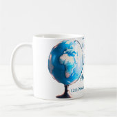 Reis bruidsuitnodiging voeg naam datum mevrouw toe koffiemok (Links)