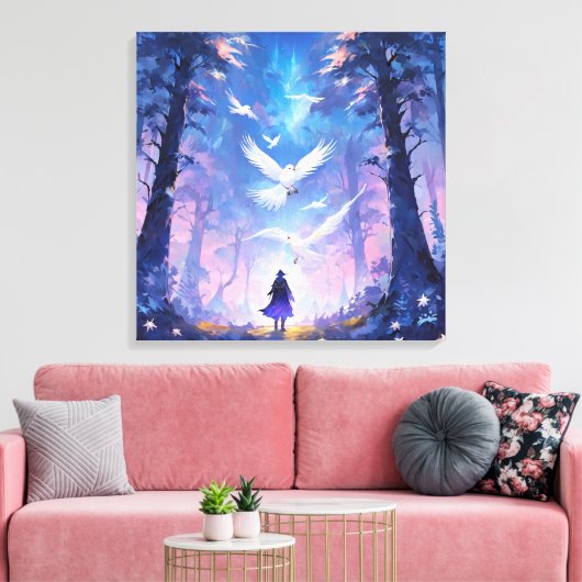 Reis Canvas Afdruk (Insitu (Woonkamer))