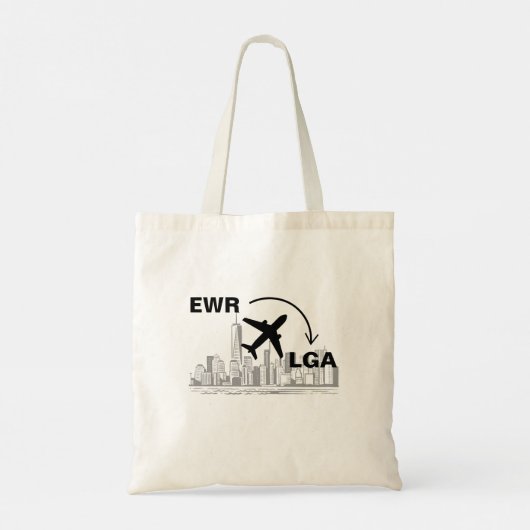 Reis Canvas tas naar NYC (Achterkant)