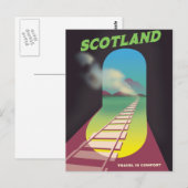 Reis comfortabel Schotland Briefkaart (Voorkant / Achterkant)