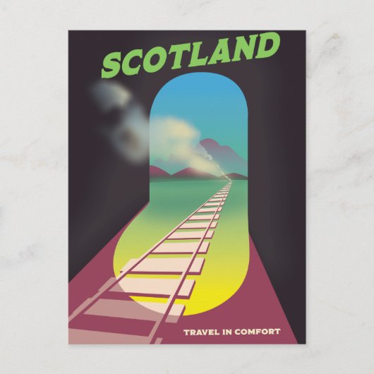 Reis comfortabel Schotland Briefkaart (Voorkant)