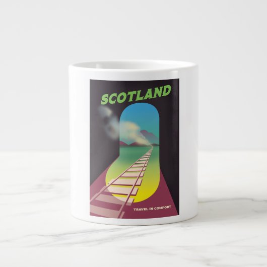 Reis comfortabel Schotland Grote Koffiekop (Voorkant)