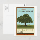 Reis Connecticut Briefkaart (Voorkant / Achterkant)