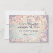 Reis de Geachte Kaart sparen de Datum (Voorkant)