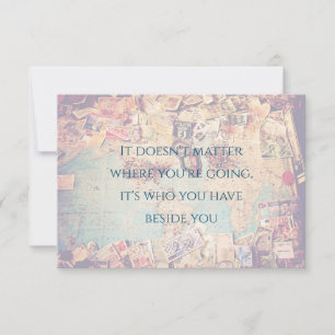 Reis de Geachte Kaart sparen de Datum