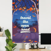 Reis de open weg poster (Thuiskantoor)