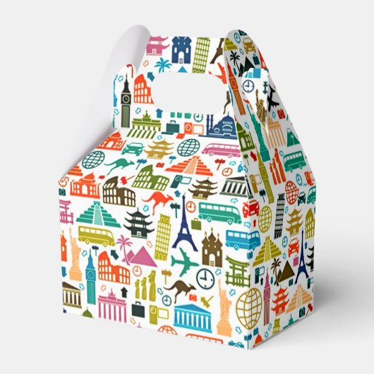 Reis de wereld bedankdoosjes (Voorkant Zijde)