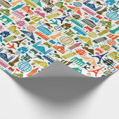 Reis de wereld cadeaupapier (Hoek)