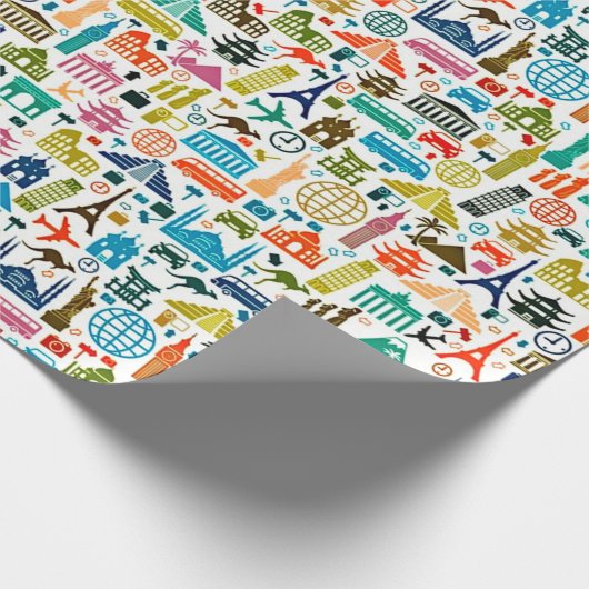 Reis de wereld cadeaupapier (Hoek)