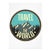 Reis de wereld foto afdruk (Voorkant)