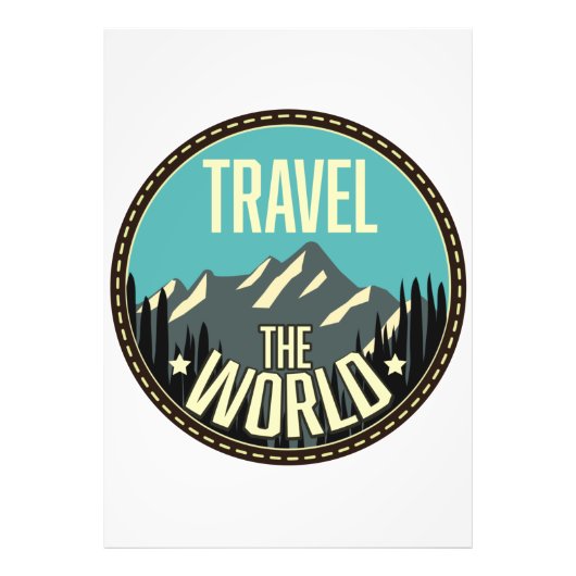 Reis de wereld foto afdruk (Voorkant)