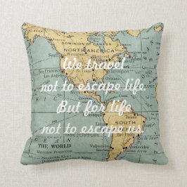 Reis de wereld kussen