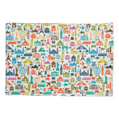 Reis de wereld kussensloop (Achterkant)