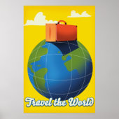 Reis de wereld poster (Voorkant)