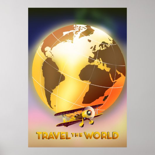 Reis de wereld poster (Voorkant)