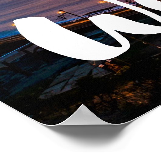 Reis de wereld poster (Hoek)