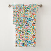 Reis de wereld rond bad handdoek (Insitu)
