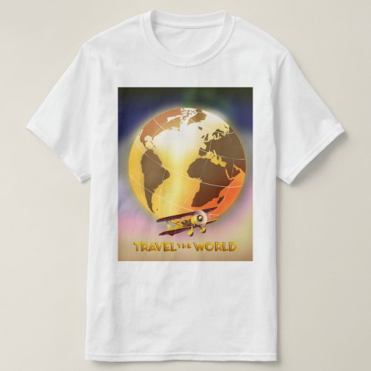 Reis de Wereld rond T-shirt (Design voorkant)