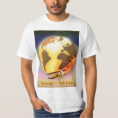 Reis de Wereld rond T-shirt (Voorkant)
