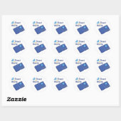 Reis de wereld ronde sticker (Vel)
