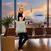 Reis de wereld tote bag