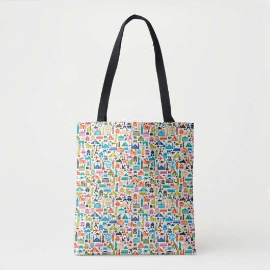 Reis de wereld tote bag (Voorkant)