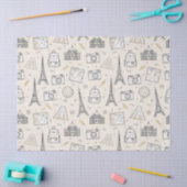 Reis Doodle Naadloos Patroon Tissuepapier (Craft)