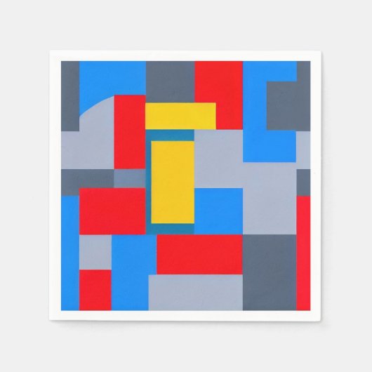 Reis door de geometrie servet (Voorkant)