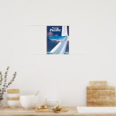 Reis door de Stille Oceaan Poster (Keuken)