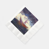 “Reis door de storm papieren servet (Hoek)