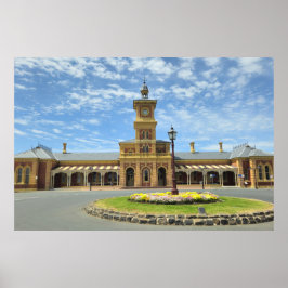 Reis door de tijd op Albury Station Poster