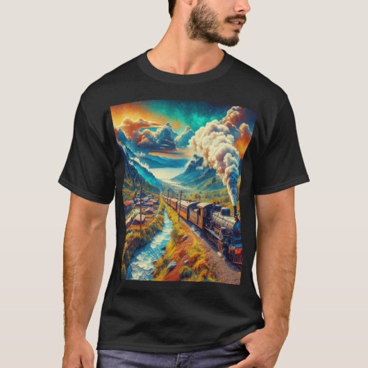 Reis door de Valley Design T-shirt (Voorkant)