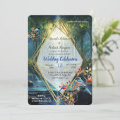 Reis door de waterrijke landschappen van onze were kaart (Staand voorkant)