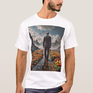 Reis door de woestenijen van overvloed t-shirt