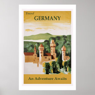 Reis door Duitsland, een avontuur wacht, Poster