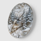 Reis door een winter wonderland. grote klok (Hoek)