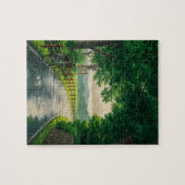 Reis door groene paden-Fietsen Scenery Puzzel (Horizontaal)