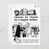 Reis door het Briefkaart van de Spoorweg (Voorkant / Achterkant)