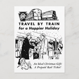 Reis door het Briefkaart van de Spoorweg