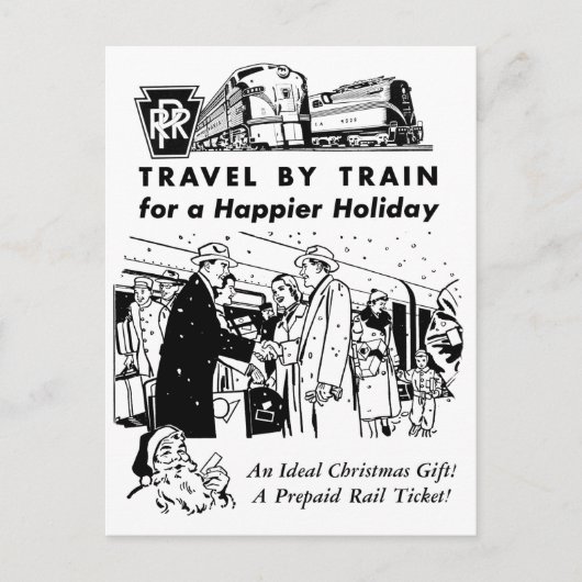 Reis door het Briefkaart van de Spoorweg (Voorkant)