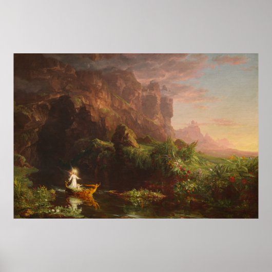 Reis door het leven: Kindertijd — Thomas Cole Poster (Voorkant)