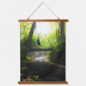 Reis door het magische bos hangend wandkleed (Voorkant)