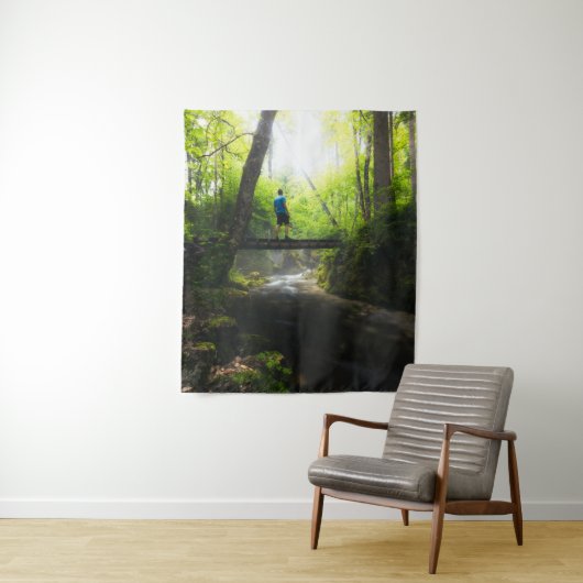 Reis door het magische bos wandkleed (In situ)